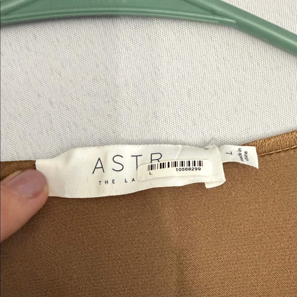 Astr Bronze Twist Front Blouse - Picture 2 of 3